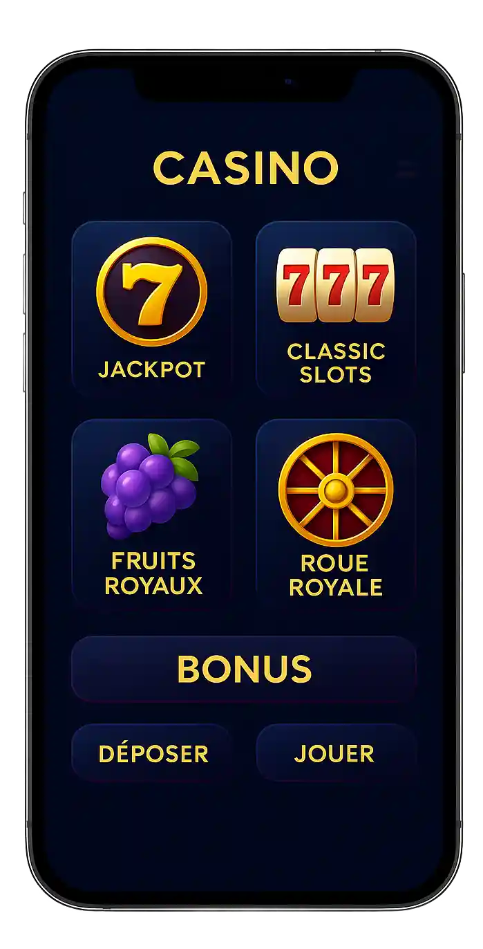 Winningz Casino mobile app pour Android et iOS